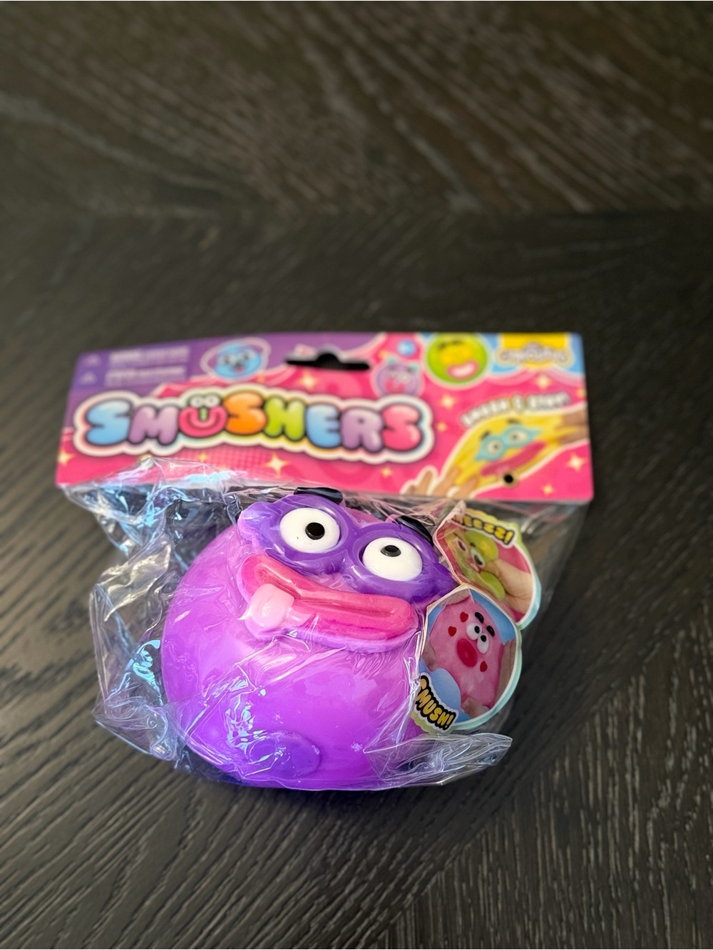 Viral Orb Curiosities Smushers Purple Squeeze Fidget Squishy Stress Ball